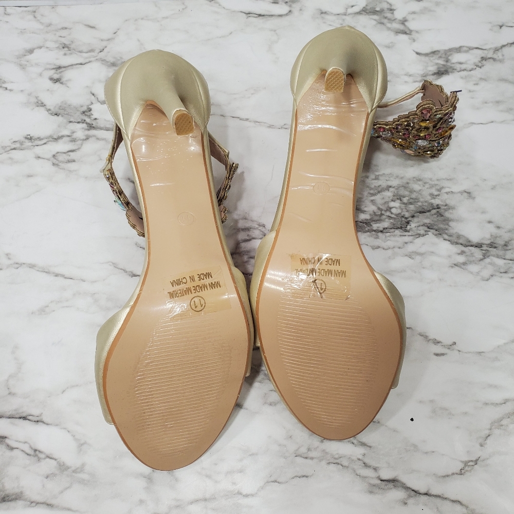 Bella Luna Rhinestone Heels - Picture 8 of 11